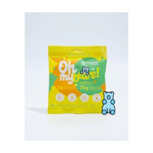 Herbaland-Oh-My-Bears-Peach-Gummies-–-Front-Packaging-of-50g-Pouch.jpg